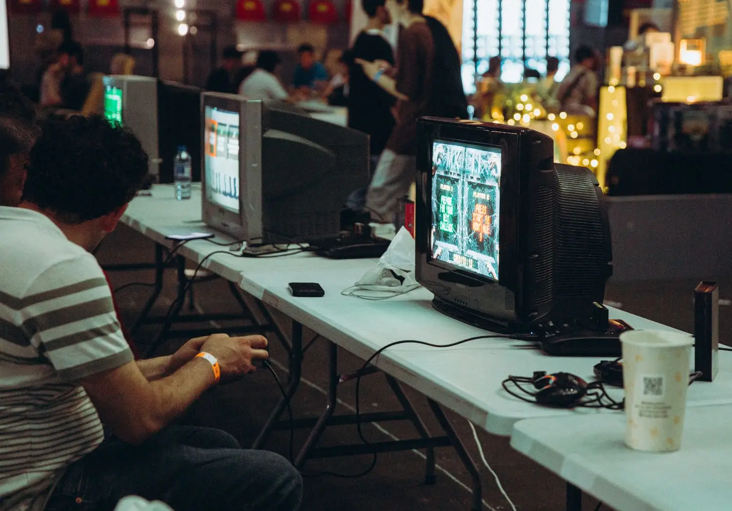 Players enjoying a social game