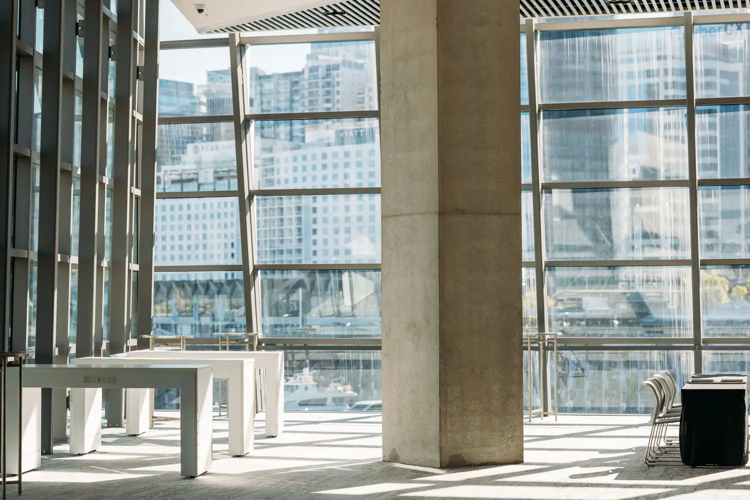 Modern community venue interior