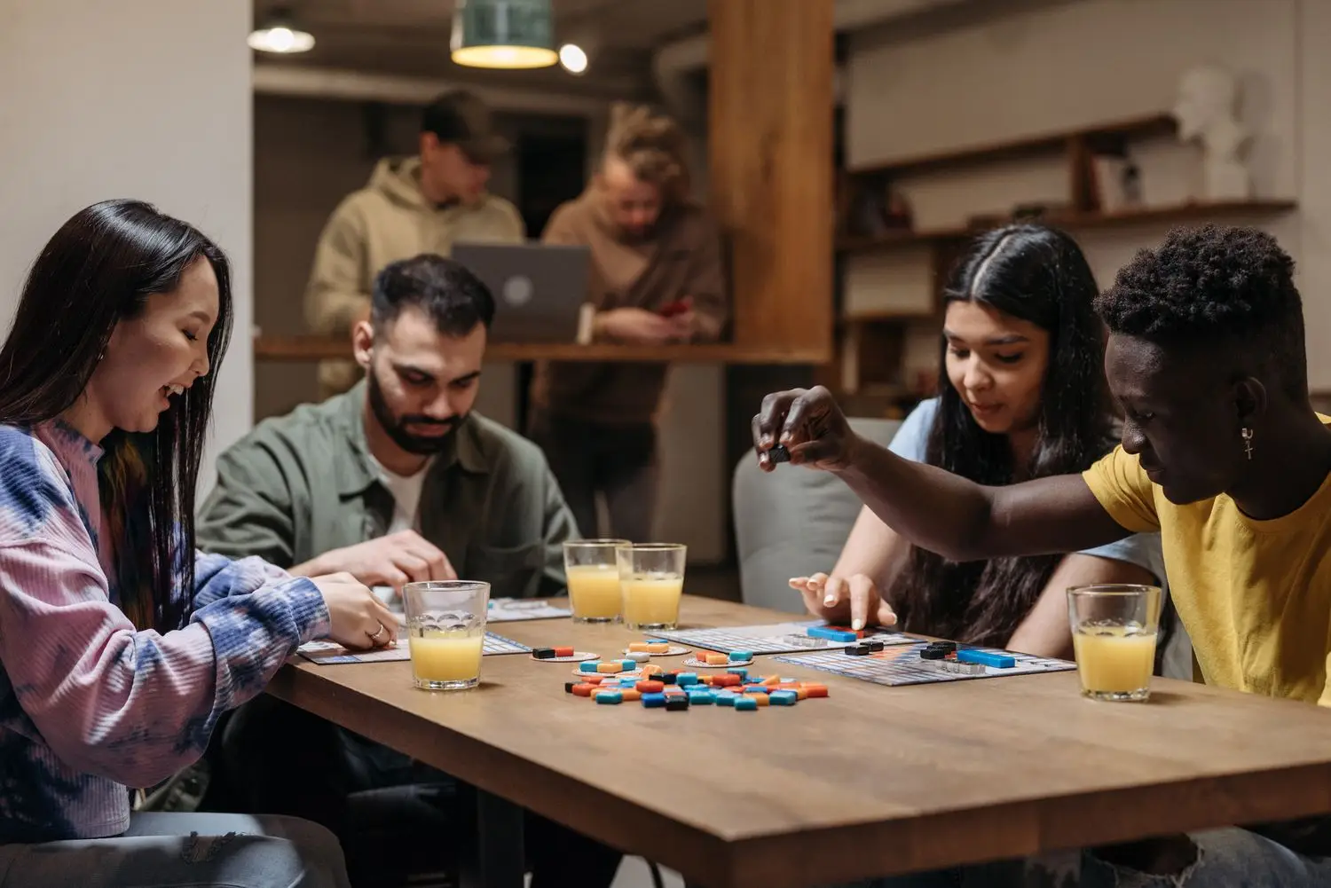 Community social tournament gathering